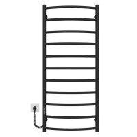 Electric towel dryer HEATPRO Afina P11 1200x500 (Black, Left side connection)