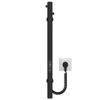 Рушникосушка електрична HEATPRO Clio 600x30 (Чорний)