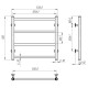 Купити рушникосушку водяну HEATPRO Dike P4 500x500 (Полірований, Нижнє підключення)