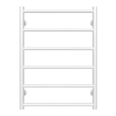 HEATPRO Dike P6 700x500 Water Heated Towel Rail (White, Bottom Connection)