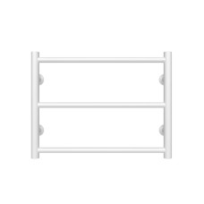 HEATPRO Dike P3 400x500 Water Heated Towel Rail (White, Bottom Connection)