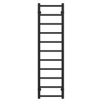 Handtuchheizkörper HEATPRO Dike P11 1200x300 (Schwarz, Untenanschluss)