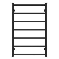 HEATPRO Dike P7 800x400 water towel dryer (Black, Bottom connection)