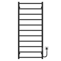 Elektrischer Handtuchtrockner HEATPRO Dike P11 1200x500 (Schwarz, Rechtsseitiger Anschluss)