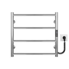 Рушникосушка електрична HEATPRO Dike P4 500x500 (Полірований, Правостороннє підкл.)