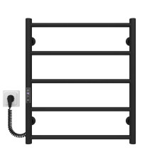 Рушникосушка електрична HEATPRO Dike P5 600x500 (Чорний, Лівостороннє підкл.)