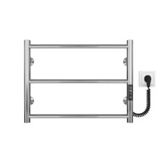 Рушникосушка електрична HEATPRO Dike P3 400x500 (Полірований, Правостороннє підкл.)