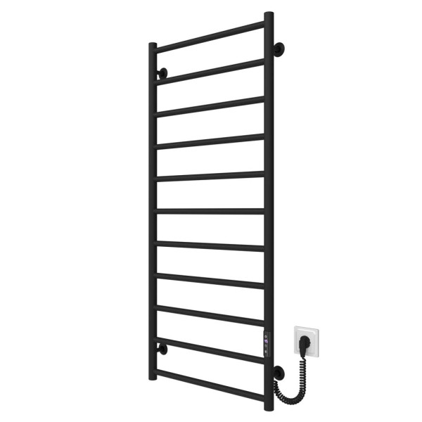 Купити рушникосушку електричну HEATPRO Dike P11 1200x400 (Чорний, Правостороннє підкл.)