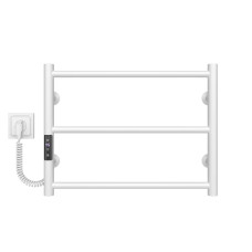 Рушникосушка електрична HEATPRO Dike P3 400x400 (Білий, Лівостороннє підкл.)