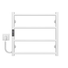 Рушникосушка електрична HEATPRO Dike P4 500x400 (Білий, Лівостороннє підкл.)