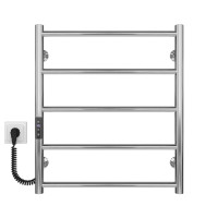 Suszarka do ręczników elektryczna HEATPRO Dike P5 600x400 (polerowana, podłączenie po lewej stronie)