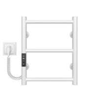 Полотенцесушитель электрический HEATPRO Dike P3 400x300 (Белый, Левостороннее подкл.)