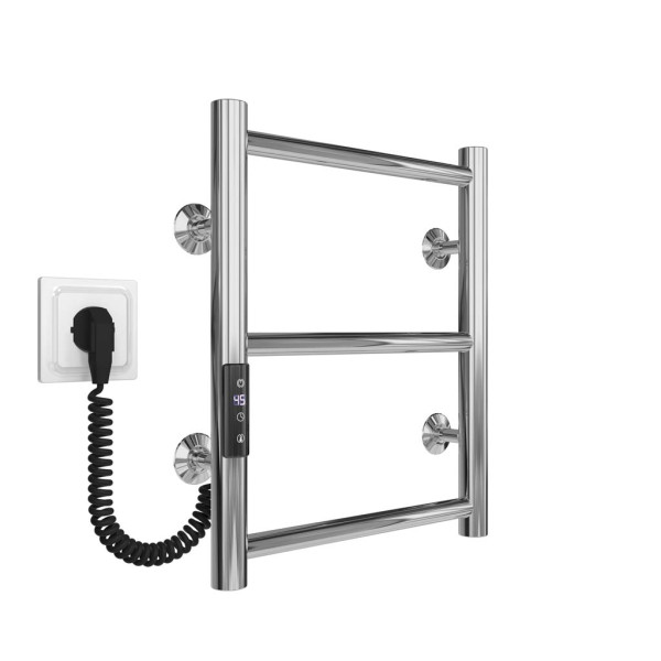Купити рушникосушку електричну HEATPRO Dike P3 400x300 (Полірований, Лівостороннє підкл.)