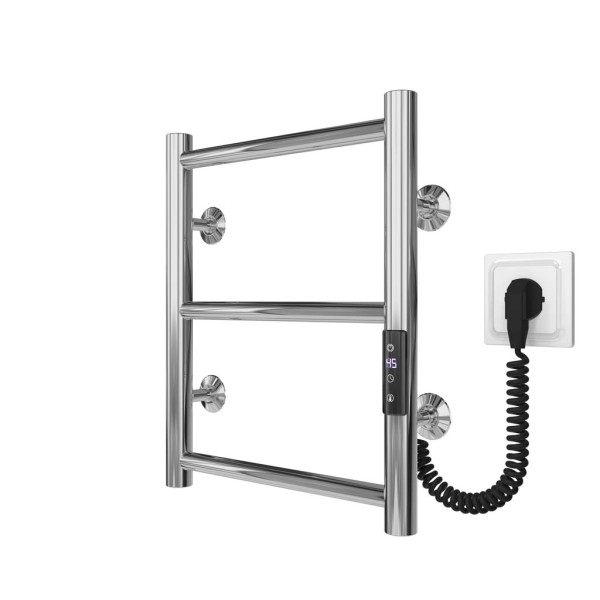 Купити рушникосушку електричну HEATPRO Dike P3 400x300 (Полірований, Правостороннє підкл.)