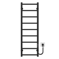 Elektrischer Handtuchtrockner HEATPRO Dike P9 1000x300 (Schwarz, Rechtsseitiger Anschluss)