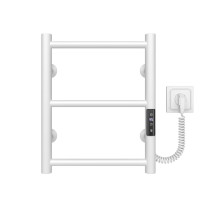 Elektrischer Handtuchtrockner HEATPRO Dike P3 400x200 (Weiß, Rechtsseitiger Anschluss)