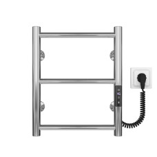 Рушникосушка електрична HEATPRO Dike P3 400x200 (Полірований, Правостороннє підкл.)