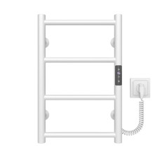 Рушникосушка електрична HEATPRO Dike P4 500x200 (Білий, Правостороннє підкл.)