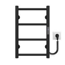 Рушникосушка електрична HEATPRO Dike P4 500x200 (Чорний, Правостороннє підкл.)
