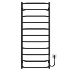 Рушникосушка електрична HEATPRO Boristena P11 1200x500 (Чорний, Правостороннє підкл.)