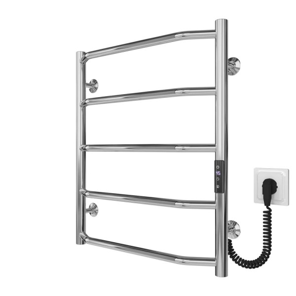 Купити рушникосушку електричну HEATPRO Boristena P5 600x500 (Полірований, Правостороннє підкл.)