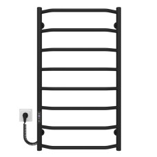 Electric towel dryer HEATPRO Boristena P8 900x500 (Black, Left side connection)