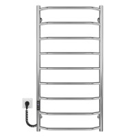 Electric towel warmer HEATPRO Boristena P9 1000x500 (Polished, Left-side connection)