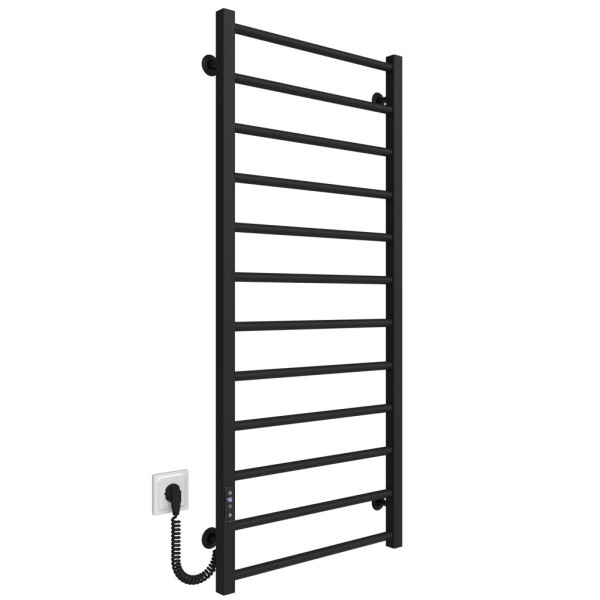 Купити рушникосушку електричну HEATPRO Emily P12 1200x500 (Чорний, Лівостороннє підкл.)