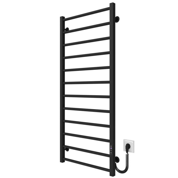 Купити рушникосушку електричну HEATPRO Emily P12 1200x500 (Чорний, Правостороннє підкл.)