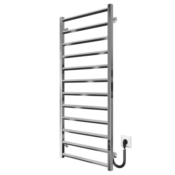 Купити рушникосушку електричну HEATPRO Driada P12 1200x500 (Полірований, Правостороннє підкл.)