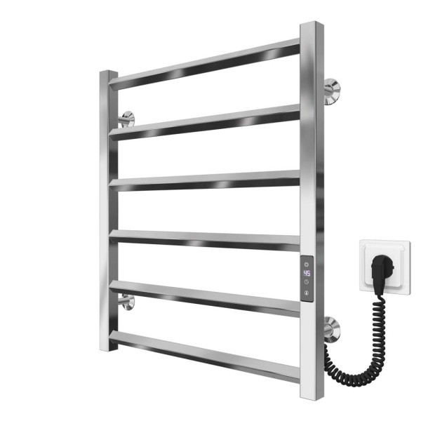 Купити рушникосушку електричну HEATPRO Driada P6 600x500 (Полірований, Правостороннє підкл.)
