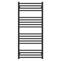 HEATPRO Mira P18 1200x500 water towel dryer (Black, Bottom connection)