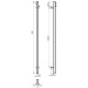 Купити рушникосушку електричну HEATPRO Eliza 1200x30 (Білий)