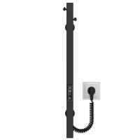 Рушникосушка електрична HEATPRO Eliza 600x30 (Чорний)