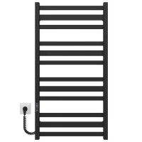Рушникосушка електрична HEATPRO Carolina P12 1000x500 (Чорний, Лівостороннє підкл.)