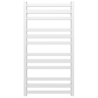 HEATPRO Carolina P12 1000x500 Water Heated Towel Rail (White, Bottom Connection)