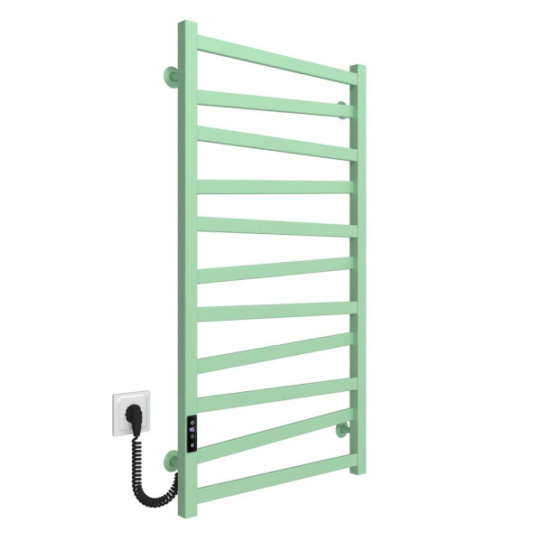 Купити рушникосушку електричну HEATPRO Astrid P11 1000x500 (Pastel green RAL6019, Лівостороннє підкл.)