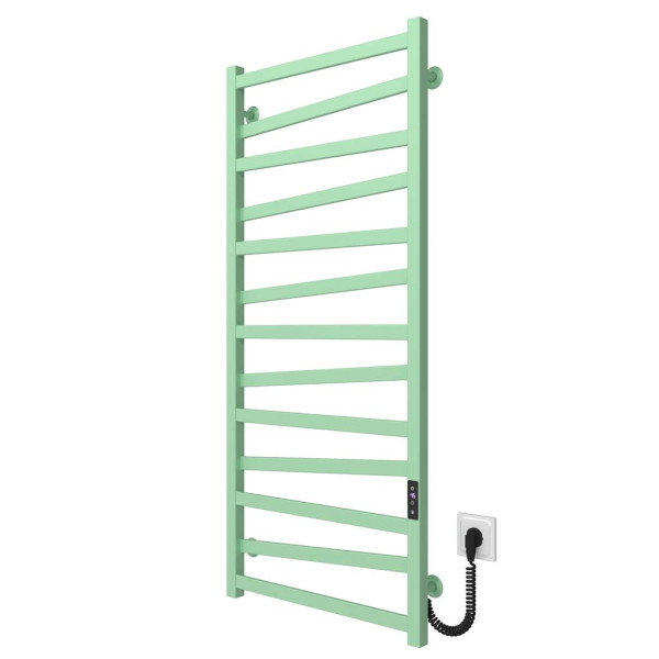 Купити рушникосушку електричну HEATPRO Astrid P13 1200x500 (Pastel green RAL6019, Правостороннє підкл.)