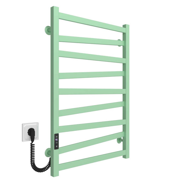 Купити рушникосушку електричну HEATPRO Astrid P9 800x500 (Pastel green RAL6019, Лівостороннє підкл.)