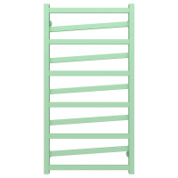 HEATPRO Astrid P11 1000x500 Water Heated Towel Rail (Pastel green RAL6019, Bottom Connection)