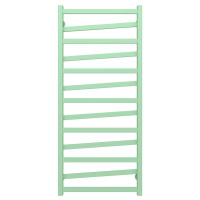 HEATPRO Astrid P13 1200x500 Water Heated Towel Rail (Pastel green RAL6019, Bottom Connection)