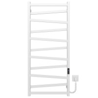 Elektrischer Handtuchtrockner HEATPRO Ravena P11 1200x500 вуглецева сталь (Weiß, Rechtsseitiger Anschluss)