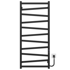 Рушникосушка електрична HEATPRO Ravena P11 1200x500 вуглецева сталь (Чорний, Правостороннє підкл.)