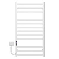 Рушникосушка електрична HEATPRO Leona P12 1000x500 вуглецева сталь (Білий, Лівостороннє підкл.)