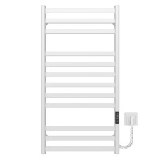 Рушникосушка електрична HEATPRO Leona P12 1000x500 вуглецева сталь (Білий, Правостороннє підкл.)