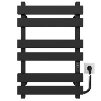 Elektrischer Handtuchtrockner HEATPRO Rem P6 700x400 (Schwarz, Rechtsseitiger Anschluss)