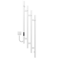 Electric towel dryer HEATPRO Viola P4 1200x240 (White, Left side connection)