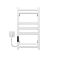 Electric towel dryer HEATPRO Vivian P7 600x400 вуглецева сталь (White, Left side connection)