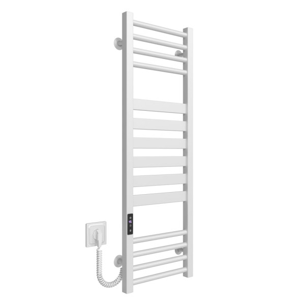 Купити рушникосушку електричну HEATPRO Vivian P14 1000x300 вуглецева сталь (Білий, Лівостороннє підкл.)