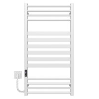 Electric towel dryer HEATPRO Vivian P14 1000x500 вуглецева сталь (White, Left side connection)